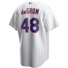 Men's New York Mets 48 Jacob deGrom Replica Player Name Jersey