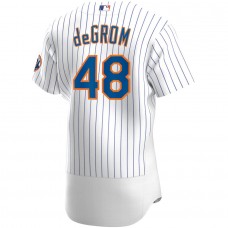 Men's New York Mets 48 Jacob deGrom White Home Player Jersey