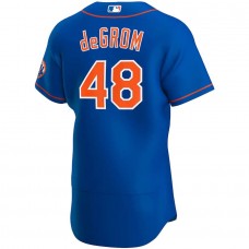 Men's New York Mets 48 Jacob deGrom Royal Alternate Player Jersey