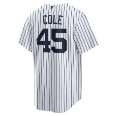 Men's New York Yankees 45 Gerrit Cole Replica Player Name Jersey