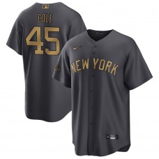 Men's New York Yankees Gerrit Cole Charcoal 2022 MLB All-Star Game Jersey