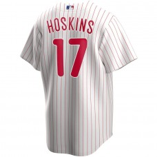 Men's Philadelphia Phillies 17 Rhys Hoskins Replica Player Name Jersey