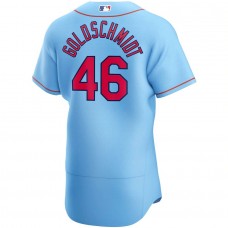 Men's St. Louis Cardinals 46 Paul Goldschmidt Light Blue Alternate Authentic Player Jersey