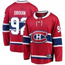 Men's Montreal Canadiens 92 Jonathan Drouin Red Breakaway Player Jersey