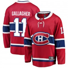 Men's Montreal Canadiens 11 Brendan Gallagher Red Breakaway Player Jersey