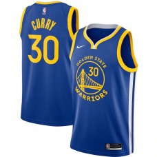 Men's Golden State Warriors 30 Stephen Curry Royal Swingman Jersey - Icon Edition