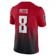 Men's Atlanta Falcons Kyle Pitts Red Alternate 2 Vapor Limited Jersey 01
