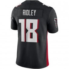 Men's Atlanta Falcons 18 Calvin Ridley Black Vapor Limited Jersey