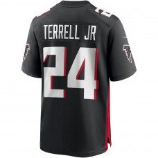 Men's Atlanta Falcons A.J. Terrell Jr Black Player Game Jersey