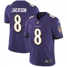 Men's Baltimore Ravens Lamar Jackson Purple Vapor Untouchable Limited Jersey