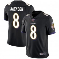 Men's Baltimore Ravens Lamar Jackson Black Vapor Untouchable Limited Jersey