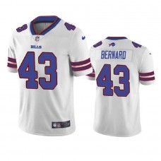 Men's Buffalo Bills 43 Terrel Bernard White Vapor Untouchable Limited Stitched Jersey