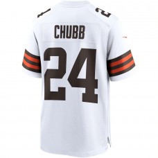 Men's Cleveland Browns Nick Chubb Game Player Jersey
