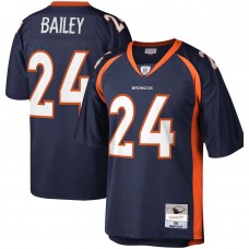 Men's Denver Broncos 24 Champ Bailey Mitchell & Ness Navy Legacy Replica Jersey