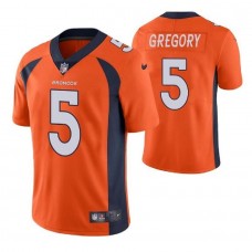 Men's Denver Broncos Randy Gregory Orange Vapor Untouchable Limited Jersey