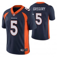 Men's Denver Broncos Randy Gregory Navy Vapor Untouchable Limited Jersey