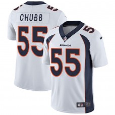 Men's Denver Broncos Bradley Chubb White Vapor Untouchable Limited Jersey