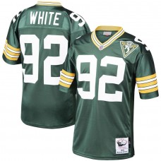 Men's Green Bay Packers 92 Reggie White Mitchell & Ness Green 1993 Authentic Throwback Retired Player Jersey