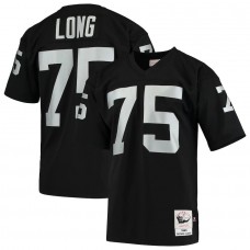 Men's Las Vegas Raiders 75 Howie Long Mitchell & Ness Black 1983 Authentic Throwback Retired Player Jersey