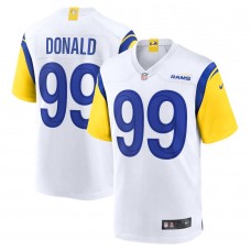 Men's Los Angeles Rams 99 Aaron Donald White Game Jersey