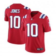Men's New England Patriots 10 Mac Jones Red Vapor Untouchable Limited Stitched Jersey