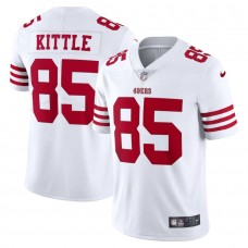 Men's San Francisco 49ers George Kittle White Vapor Limited Jersey
