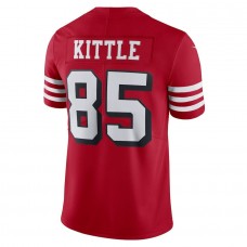 Men's San Francisco 49ers George Kittle Red Alternate Vapor Limited Player Jersey