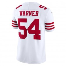 Men's San Francisco 49ers Fred Warner White Vapor Limited Jersey