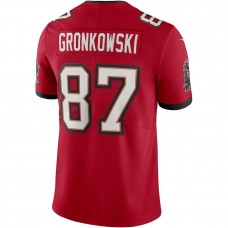 Men's Tampa Bay Buccaneers Rob Gronkowski Red Vapor Limited Jersey