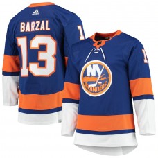 Men's New York Islanders 13 Mathew Barzal Royal Home Primegreen Pro Player Jersey