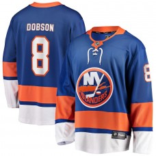 Men's New York Islanders 8 Noah Dobson Royal Replica Player Jersey