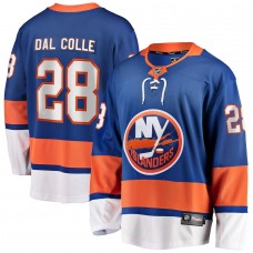 Men's New York Islanders 28 Michael Dal Colle Royal Replica Player Jersey