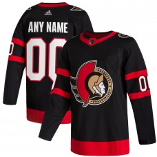 Men's Ottawa Senators adidas Black Home Authentic Custom Jersey