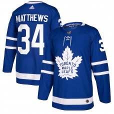Men's Toronto Maple Leafs 34 Auston Matthews adidas Blue Authentic Player Jersey