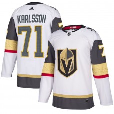 Men's Vegas Golden Knights 71 William Karlsson adidas White Authentic Player Jersey