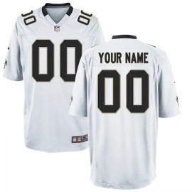 New Orleans Saints Custom YOUTH Game Jersey - White