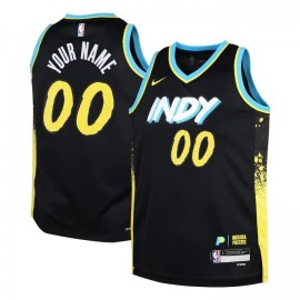Indiana Pacers 2023/24 City Edition Swingman Custom YOUTH Jersey - Black