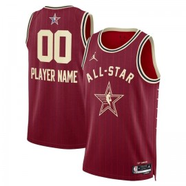 2024 NBA All-Star Game Swingman Custom Men Jersey - Crimson