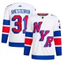 Igor Shesterkin 31 New York Rangers 2024 Stadium Series Primegreen Men Jersey - White