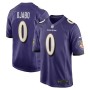 Men's Baltimore Ravens David Ojabo Purple 2022 NFL Draft Pick Player Game Jersey