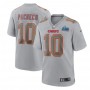 Nike Chiefs 10 Isiah Pacheco Gray 2023 Super Bowl LVII Vapor Limited Men Jersey