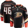Men's Anaheim Ducks 46 Trevor Zegras Fanatics Branded Black Home Breakaway Jersey