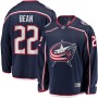 Men's Columbus Blue Jackets 22 Jake Bean Fanatics Branded Navy Home Breakaway Player Jersey