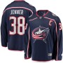 Men's Columbus Blue Jackets 38 Boone Jenner Navy Home Breakaway Player Jersey