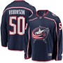 Men's Columbus Blue Jackets 50 Eric Robinson Fanatics Branded Navy Home Breakaway Player Jersey