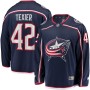 Men's Columbus Blue Jackets 42 Alexandre Texier Fanatics Branded Navy Home Breakaway Player Jersey