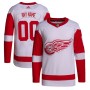 Men's Detroit Red Wings adidas White Away Primegreen Authentic Pro Custom Jersey