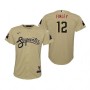 Men's Arizona Diamondbacks Steve Finley Gold Serpientes City Connect Jersey