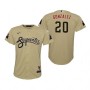 Men's Arizona Diamondbacks Luis Gonzalez Gold Serpientes City Connect Jersey