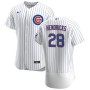 Men's Chicago Cubs 28 Kyle Hendricks Nike White Home Authentic Jersey